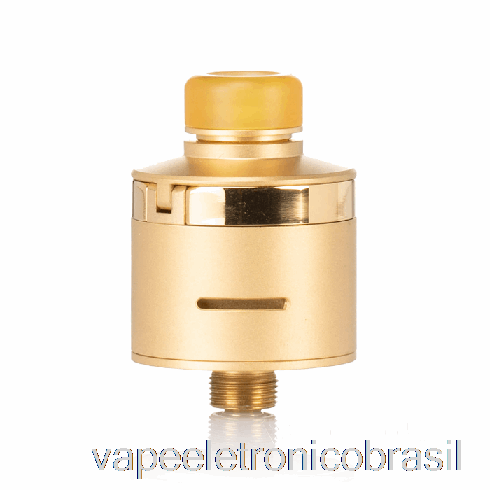 Vape Recarregável Bp Mods Bushido V3 22mm Bf Rda 24k Ouro